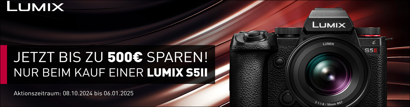 Panasonic Lumix S Herbst/Winter Cashback Aktion und bis zu 500€ sparen.